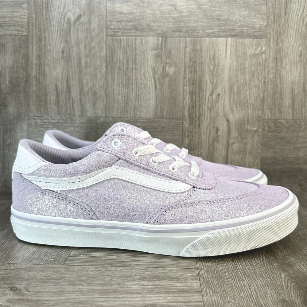 Vans Filmore Decon‎ Youth 6 Lavender Purple Glitter Sparkle Low Top NEW
